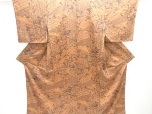 花古典柄小紋着物